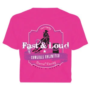 Women's Cowgirls Unlimited Fast & Loud T-Shirt #CG-1198