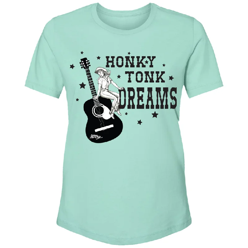 "Honky Tonk Dreams" Mint w/Black Logo T-shirt