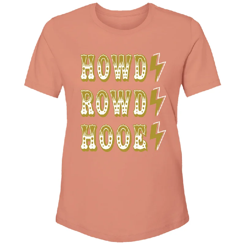 "Howdy Rowdy Hooey" Terracotta T-shirt