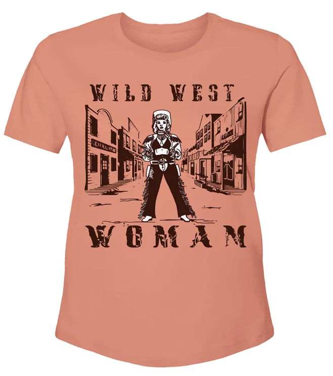 Women's Hooey Wild West Women T-Shirt #HT1641PK