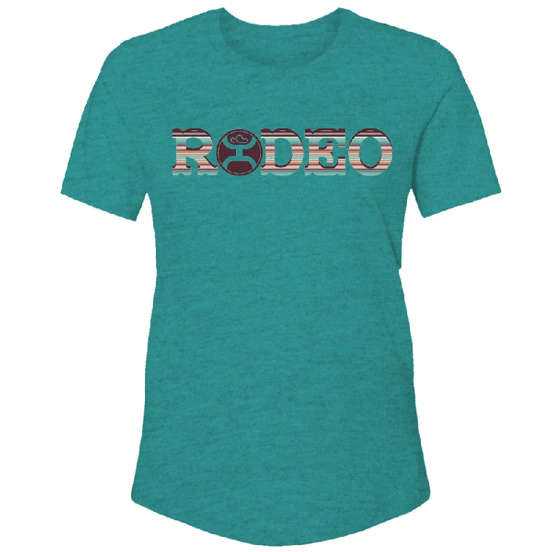 "Rodeo" Teal Heather w/ Serape T-shirt