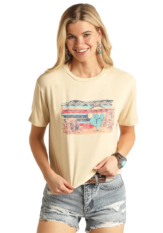 Women's Rock & Roll Cowgirl T-Shirt #RRWT21RZN4