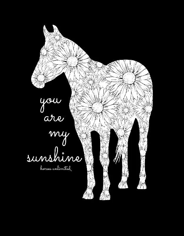 Women's Horses Unlimited Sunshine T-Shirt #UH-7683