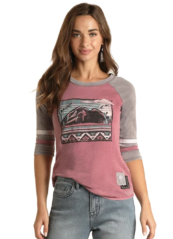 Women's Rock & Roll Cowgirl T-Shirt #WLWT21RZI2